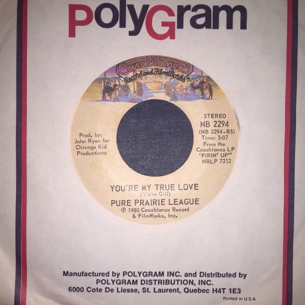 Pure Prairie League : I'm Almost Ready (7")