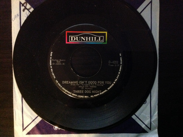 Three Dog Night : Easy To Be Hard (7", Single)