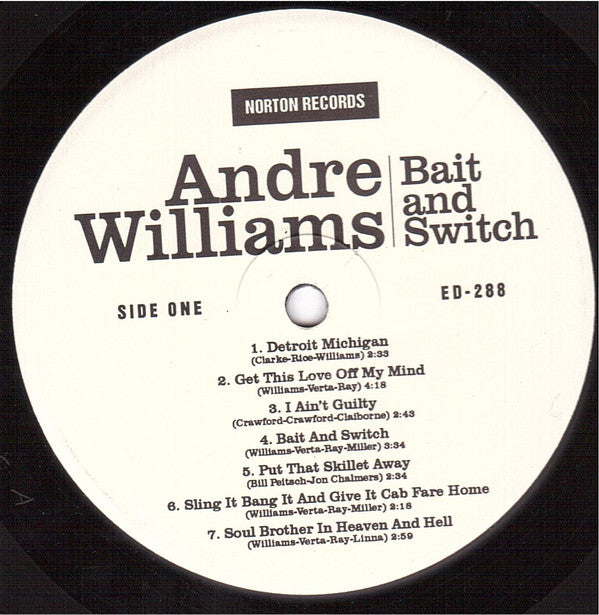 Andre Williams (2) : Bait And Switch (LP, Album)