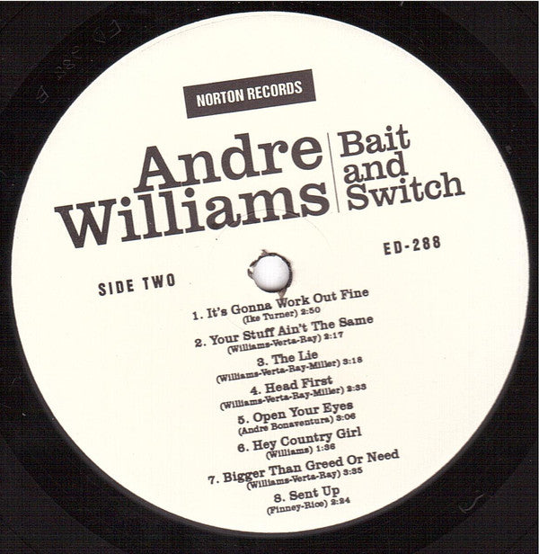 Andre Williams (2) : Bait And Switch (LP, Album)