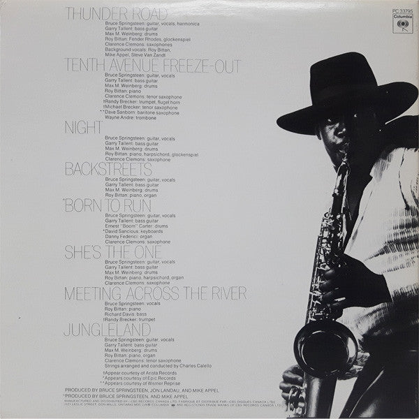 Bruce Springsteen : Born To Run (LP, Album, RE, Cin)