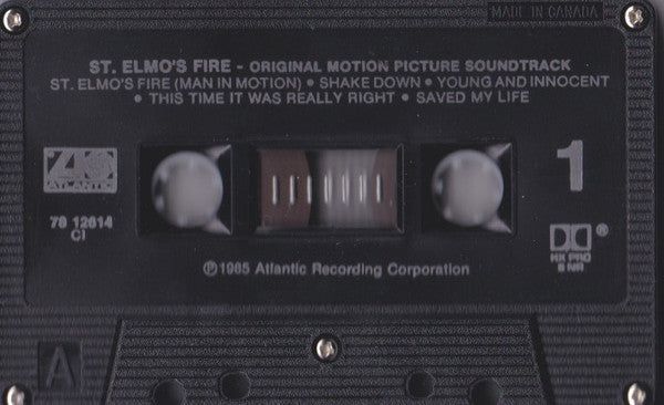 Various : St. Elmo's Fire (Original Motion Picture Soundtrack) (Cass, Album, Dol)