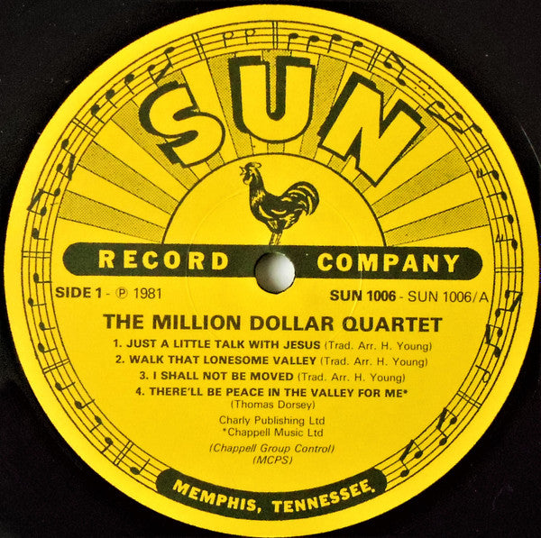 The Million Dollar Quartet : The Million Dollar Quartet (LP, Album)