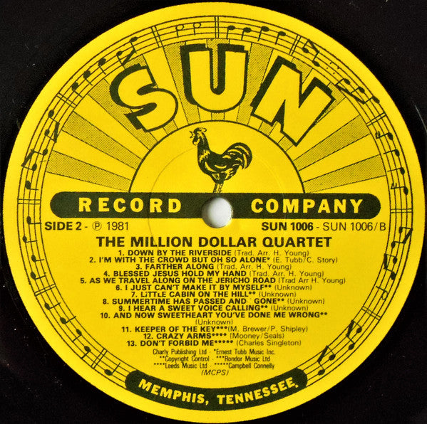 The Million Dollar Quartet : The Million Dollar Quartet (LP, Album)