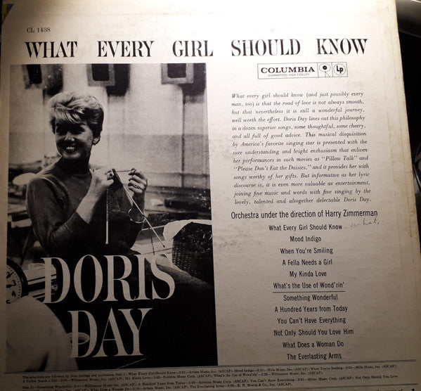 Doris Day : What Every Girl Should Know (LP, Mono)