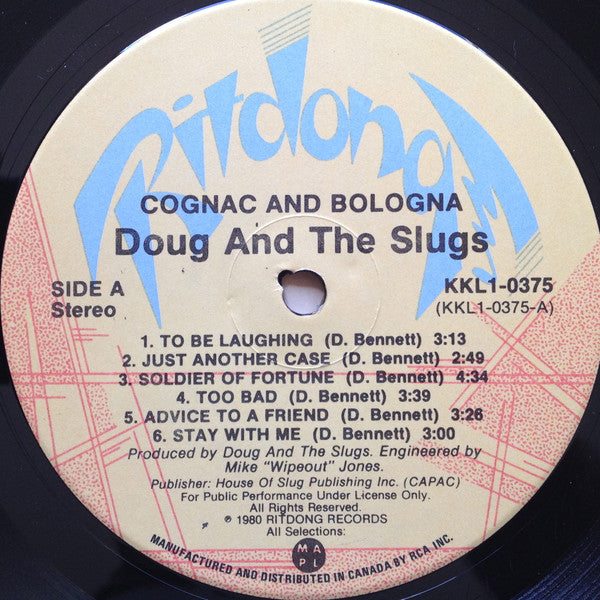Doug And The Slugs : Cognac And Bologna (LP, Album)