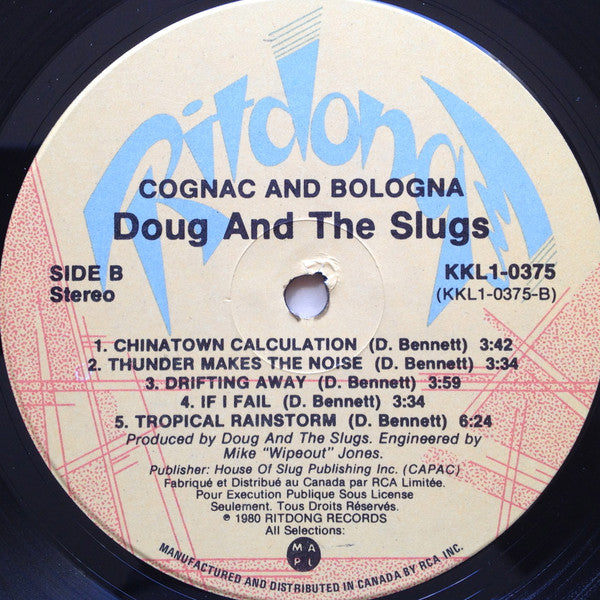 Doug And The Slugs : Cognac And Bologna (LP, Album)