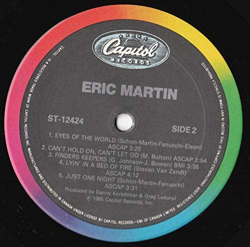 Eric Martin (2) : Eric Martin (LP, Album)