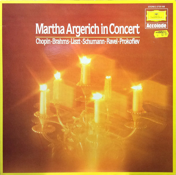 Martha Argerich : Argerich In Concert (2xLP, Album, Comp)