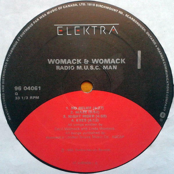 Womack & Womack : Radio M.U.S.C. Man (LP, Album)