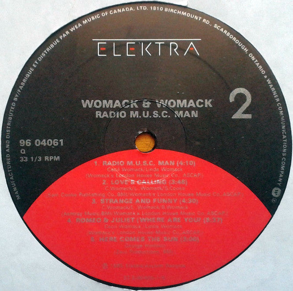 Womack & Womack : Radio M.U.S.C. Man (LP, Album)