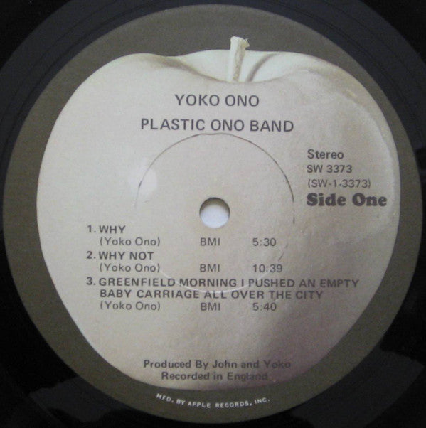 Yoko Ono / Plastic Ono Band* : Yoko Ono / Plastic Ono Band (LP, Album, Jac)