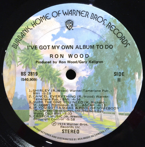 Ron Wood : I've Got My Own Album To Do (LP, Album)