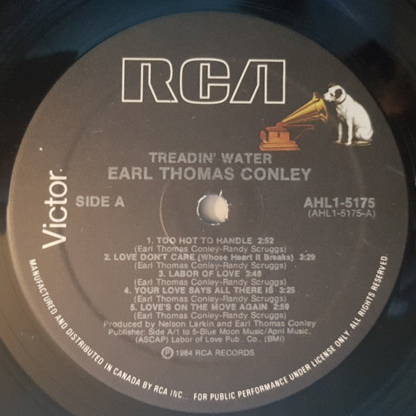 Earl Thomas Conley : Treadin' Water (LP, Album)