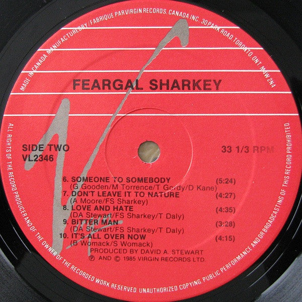 Feargal Sharkey : Feargal Sharkey (LP, Album)