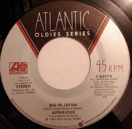 Alphaville : Big In Japan / Forever Young (7", RE)