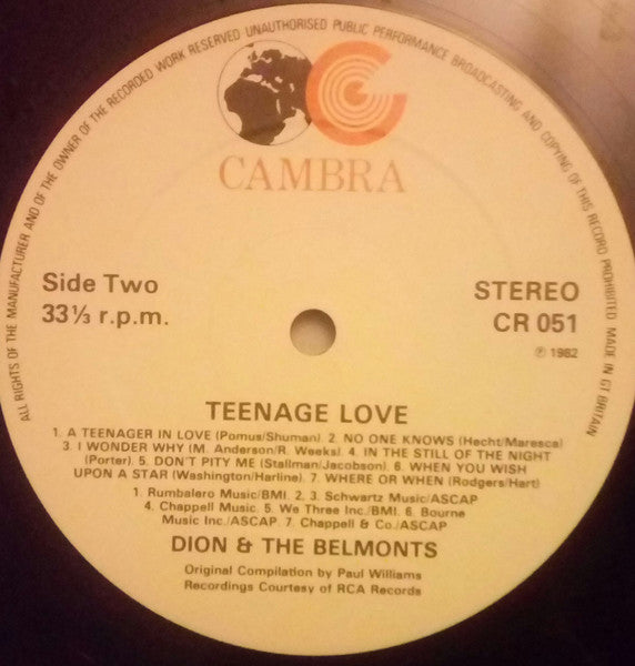 Various : Teenage Love (2xLP, Comp)