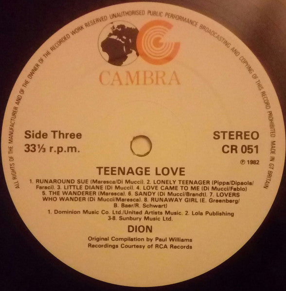 Various : Teenage Love (2xLP, Comp)