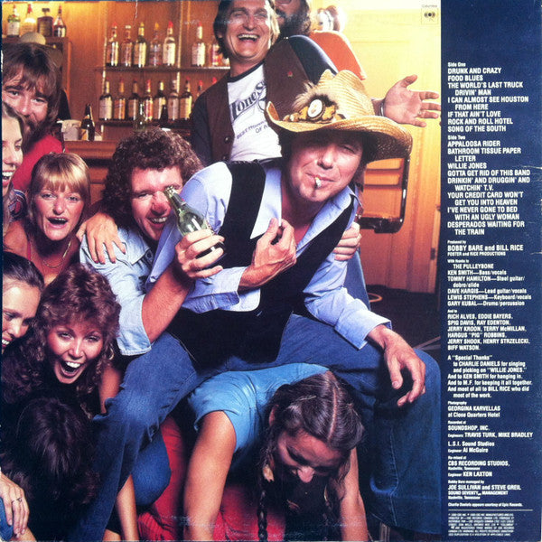 Bobby Bare : Drunk & Crazy (LP, Album)