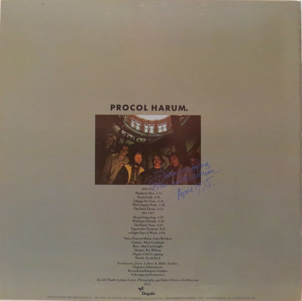Procol Harum : Procol's Ninth (LP, Album)