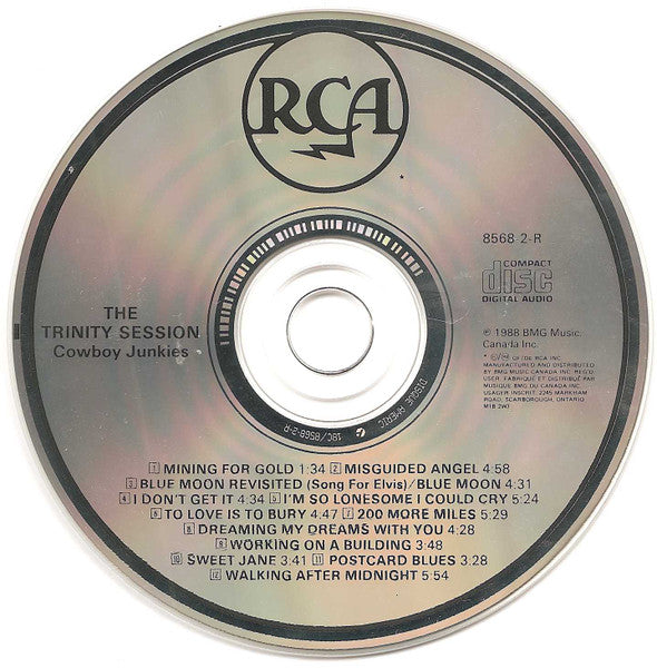 Cowboy Junkies : The Trinity Session (CD, Album)