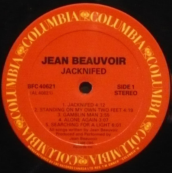 Jean Beauvoir : Jacknifed (LP, Album)