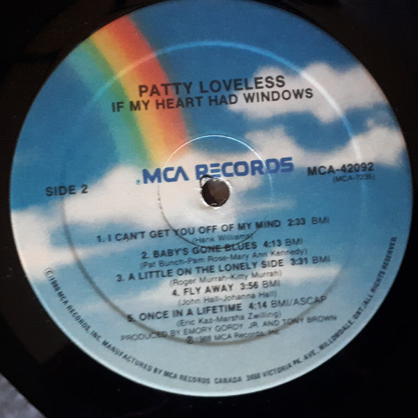 Patty Loveless : If My Heart Had Windows (LP, Album)