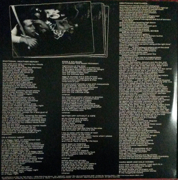 Tom Waits : Nighthawks At The Diner (2xLP, Album, Don)
