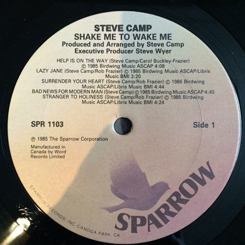 Steve Camp : Shake Me To Wake Me (LP)