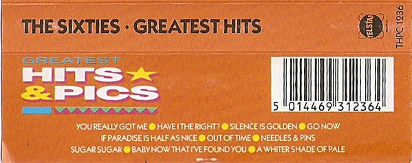 Various : The Sixties - Greatest Hits - Ten No.1 Hits (Cass, Comp)