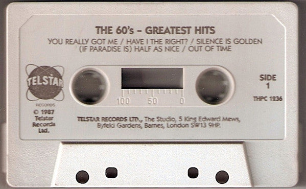 Various : The Sixties - Greatest Hits - Ten No.1 Hits (Cass, Comp)