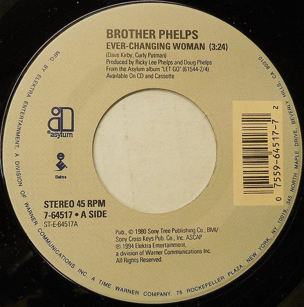 Brother Phelps : Ever-Changing Woman (7", Single)