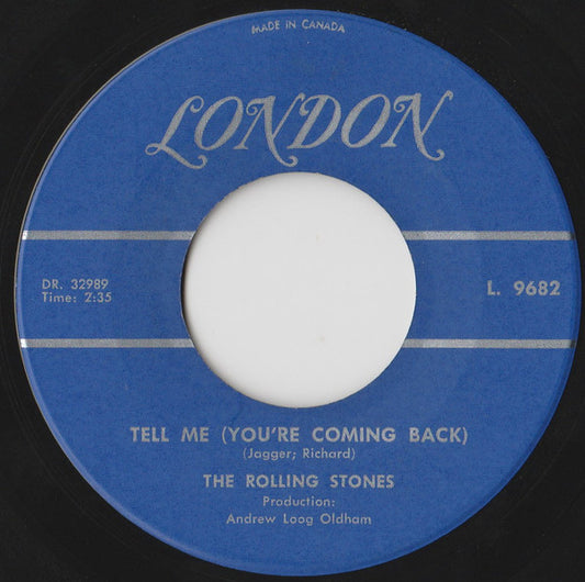 The Rolling Stones : Tell Me (You're Coming Back) (7", Single)