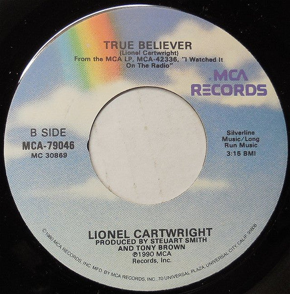 Lionel Cartwright : My Heart Is Set On You (7", Single)