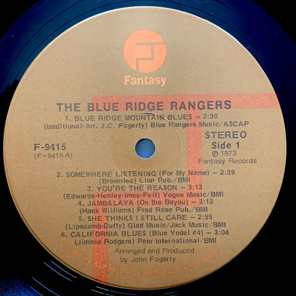 Blue Ridge Rangers : Blue Ridge Rangers (LP, Album)