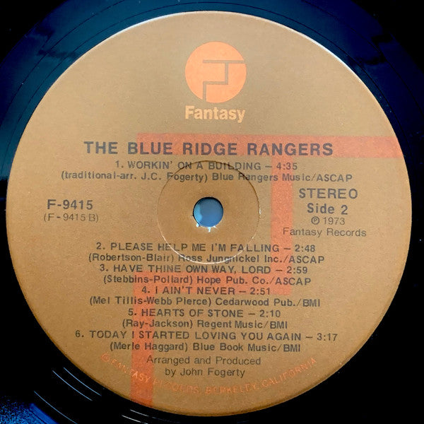 Blue Ridge Rangers : Blue Ridge Rangers (LP, Album)