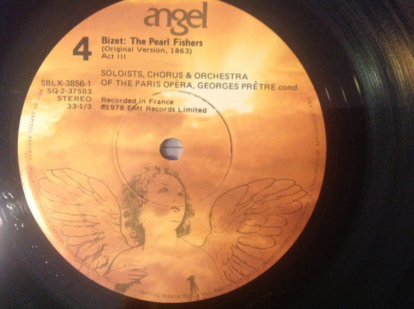 Georges Bizet, Ileana Cotrubas, Alain Vanzo, Guillermo Sarabia, Roger Soyer, Choeur National De L'Opéra De Paris & Orchestre National De L'Opéra De Paris, Georges Prêtre : Les Pêcheurs De Perles (2xLP, Quad + Box)