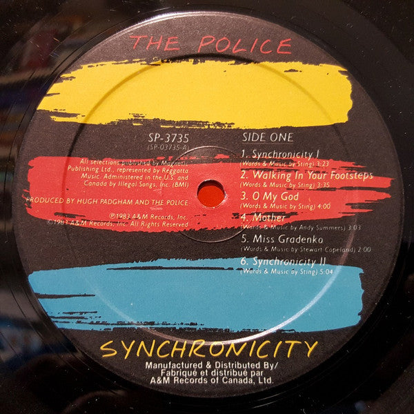 The Police : Synchronicity (LP, Album, Pur)