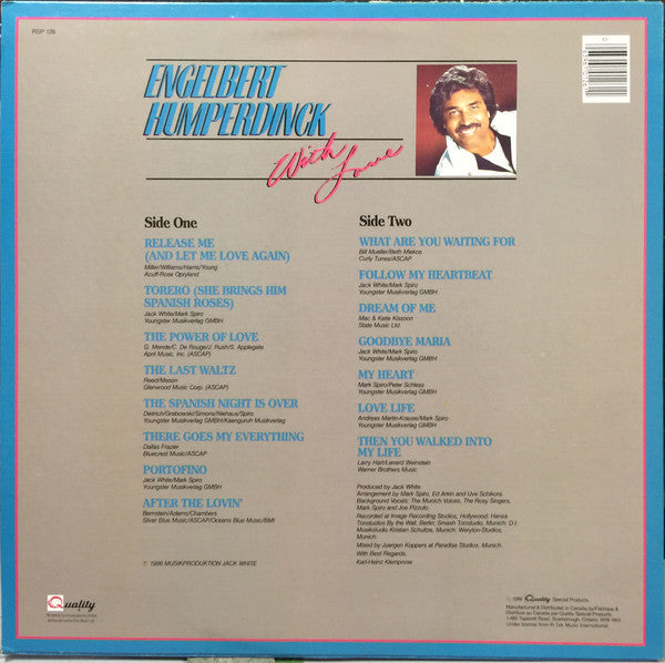 Engelbert Humperdinck : With Love (LP, Album)