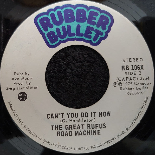 The Great Rufus Road Machine : What Does It Matter (7")