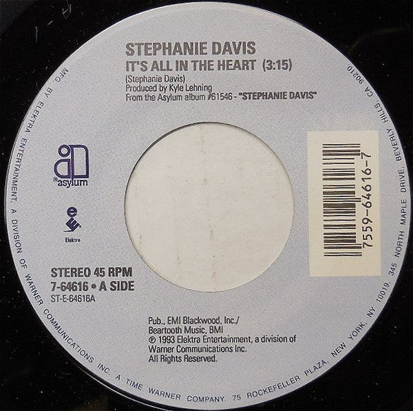 Stephanie Davis : It's All In The Heart (7", Single)