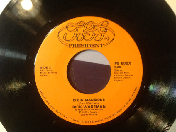 Rick Wakeman : Silent Nights (7", Single)