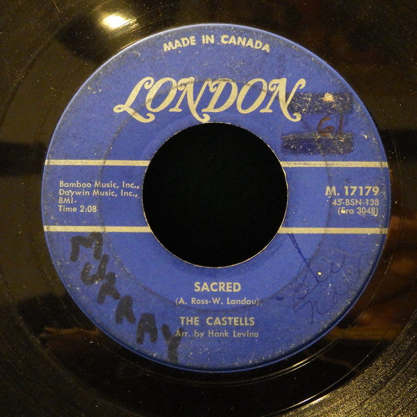 Castells : Sacred / I Get Dreamy (7", Single)