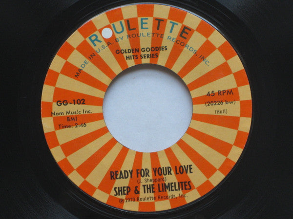 Shep & The Limelites : Three Steps From The Altar / Ready For Your Love (7")