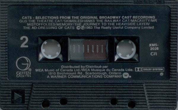 Andrew Lloyd Webber : Cats: Selections From The Original Broadway Cast Recording (Cass, Album, Dol)