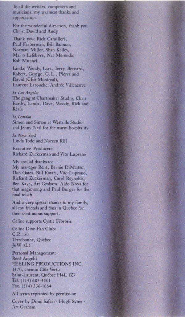 Céline Dion : Unison (Cass, Album, Club, Dol)