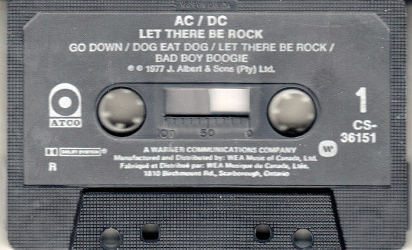 AC/DC : Let There Be Rock (Cass, Album, RE)