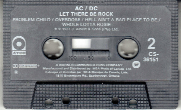 AC/DC : Let There Be Rock (Cass, Album, RE)