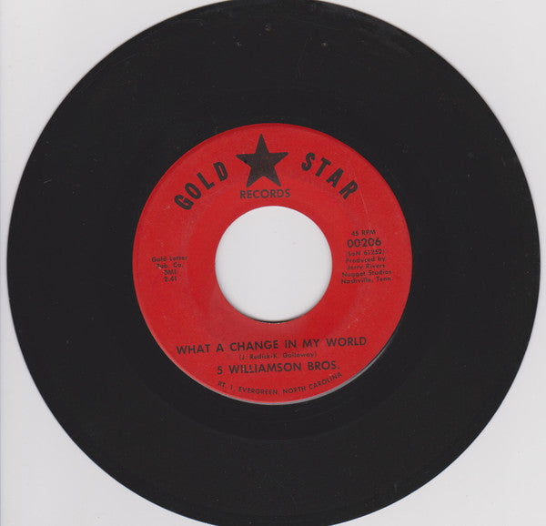 5 Williamson Bros. : Please Mr. D.J. / What A Change In My World/ (7")