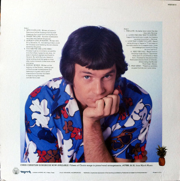 Chris Christian : With Your Love (LP, Album)
